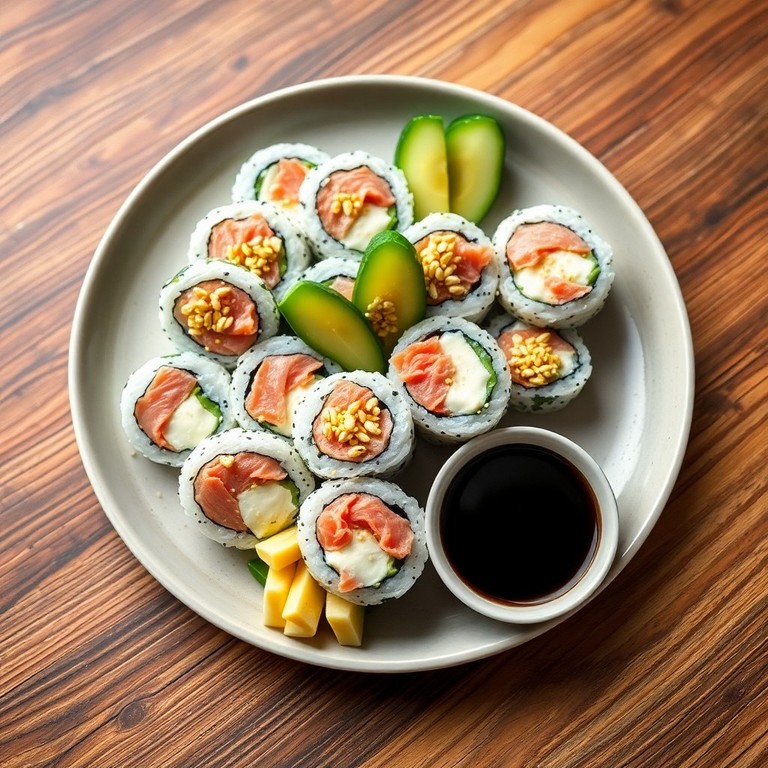 Sushi de Atum com Cream Cheese