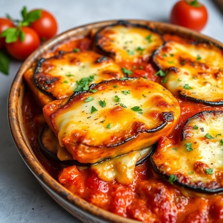 Gratin d'Aubergines au Parmesan