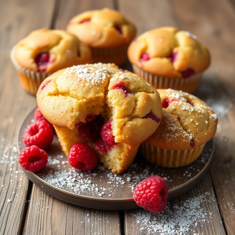 Muffins de Frambuesa y Yogur
