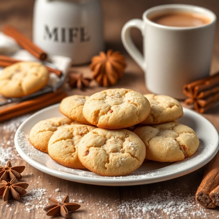 Cinnamon Nutmeg Sugar Cookies