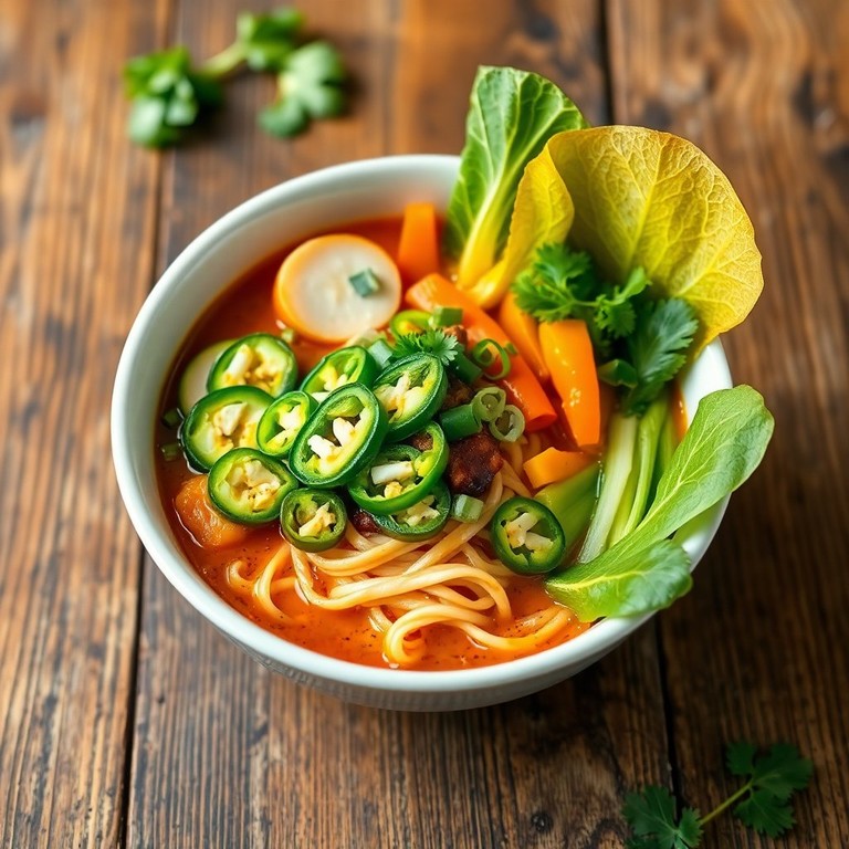 Zesty Green Chili Ramen Bowl