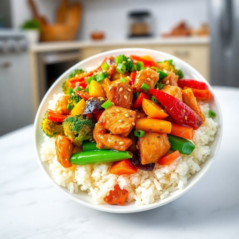 Teriyaki Chicken Stir-Fry with Colorful Vegetables