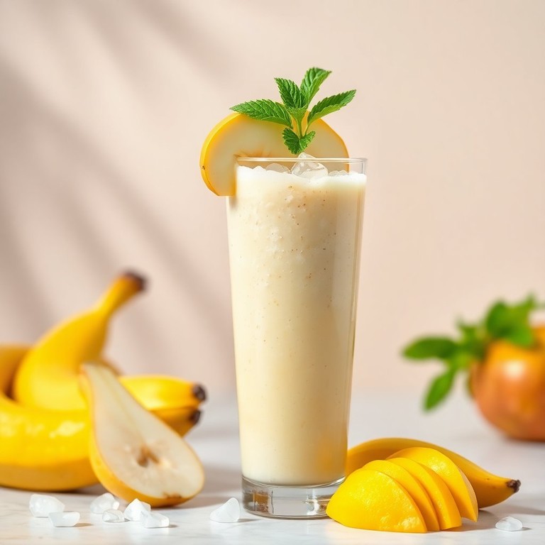 Smoothie Tropical à la Banane, Mangue et Poire Vanille