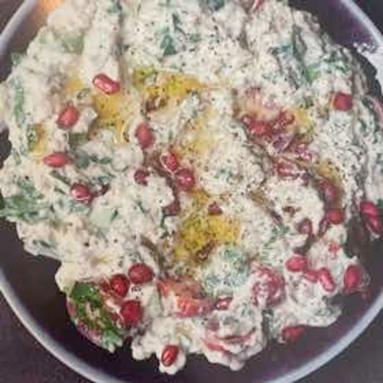 Aubergine grillée au tahini