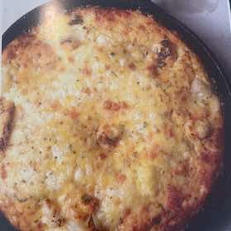 Frittata à la mozzarella fumée