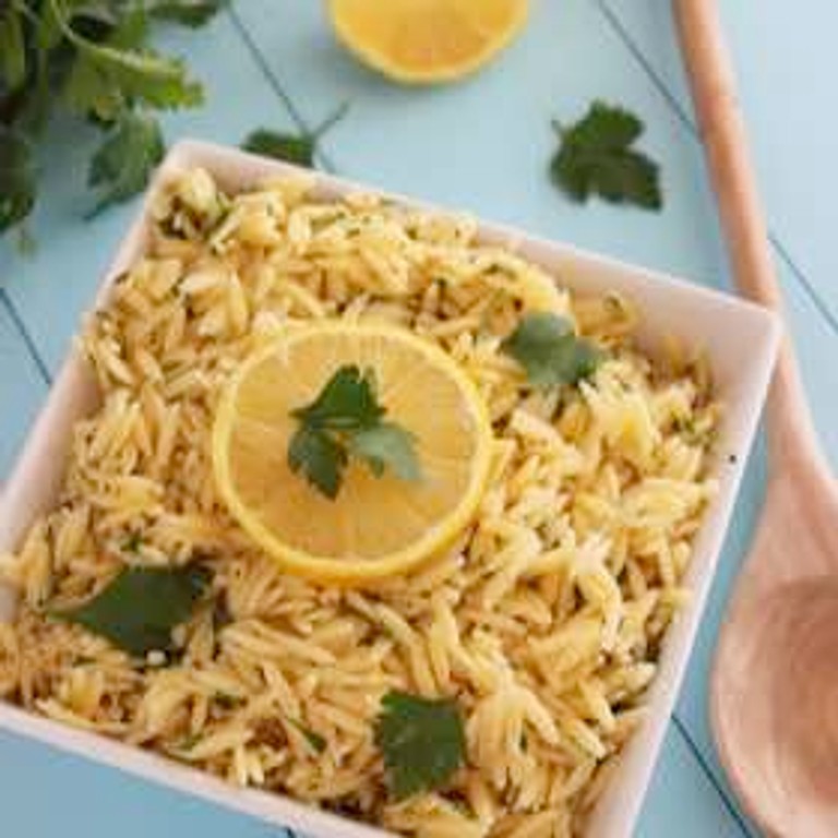 Orzo With Lemon & Parsley