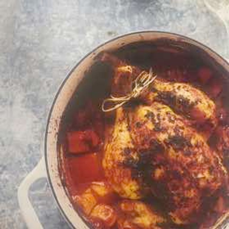 Pot-Roast Indian-Spiced Chicken with Coconut