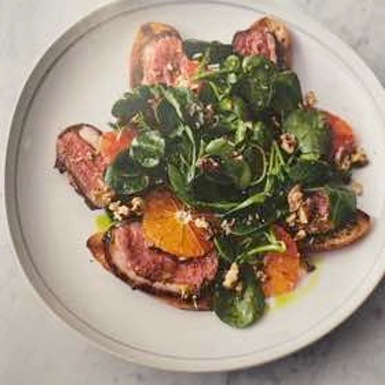 Salade Au Canard Et À L'Orange