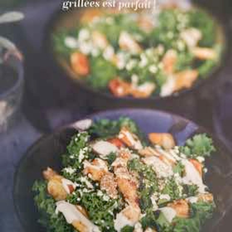 Salade César au chou frisé