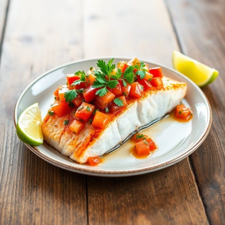 Zalmfilet met Tomaat Salsa