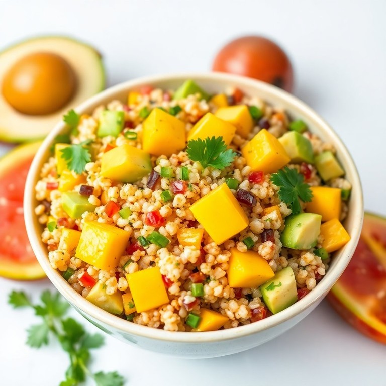 Quinoa Refrescante con Aguacate y Mango