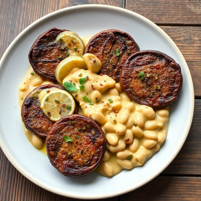 Portobello Steaks en Boterbonenpuree
