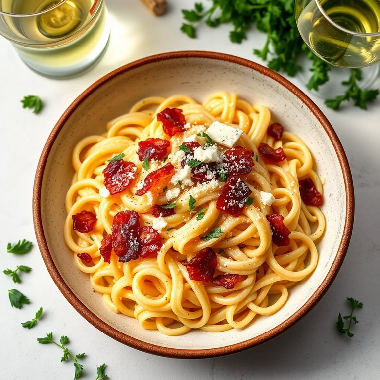 Fusilli ao Molho de Requeijão e Alho
