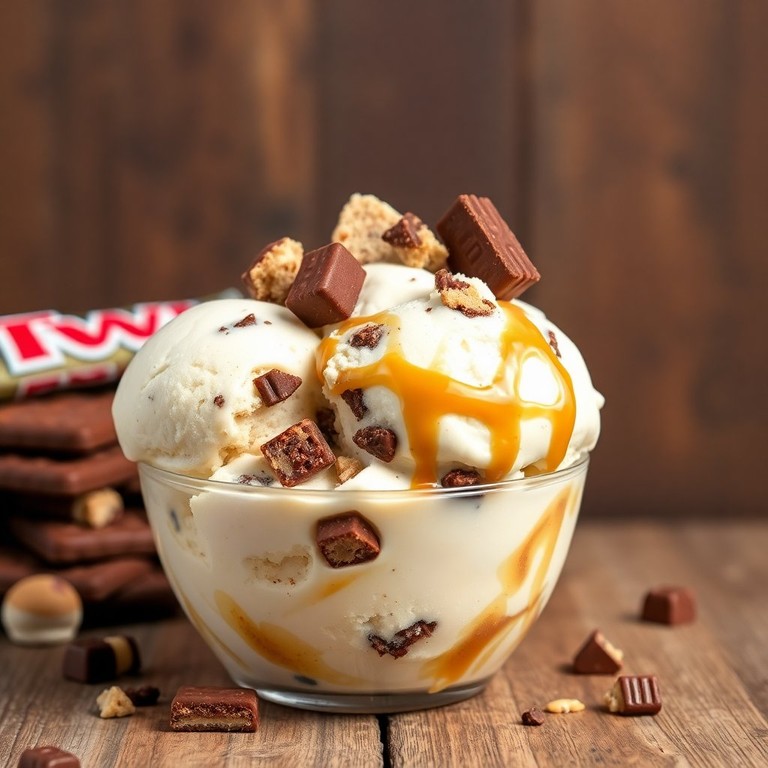 Helado de Twix Casero