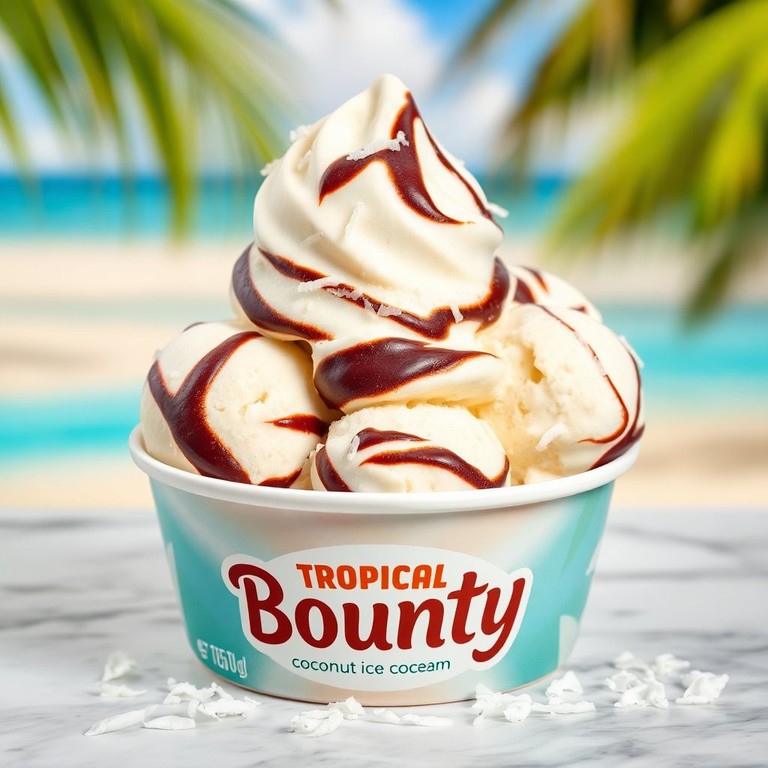 Helado de Bounty Tropical