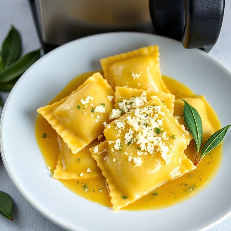 Raviolis Maison à la Sauge au Thermomix