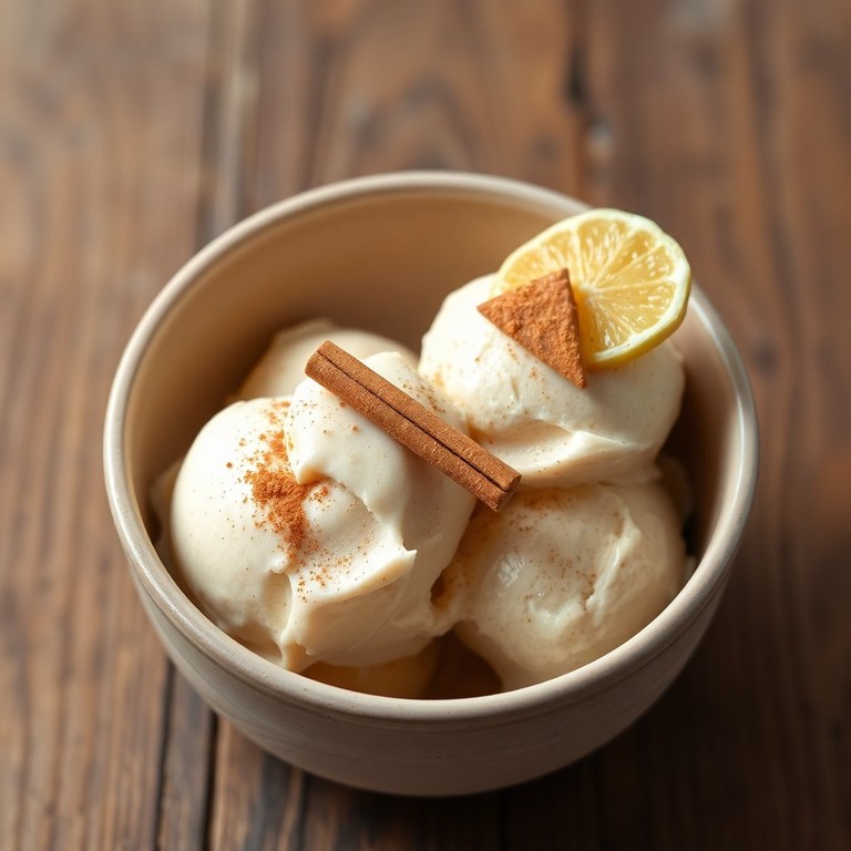 Helado de Jengibre y Canela