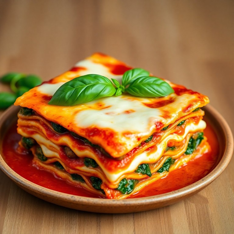 Spicy Sausage and Spinach Lasagna