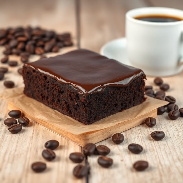 Brownie Brilhante de Café e Chocolate