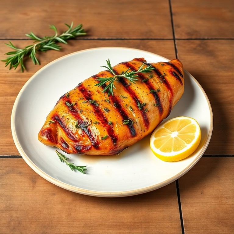 Filé de Frango Grelhado com Ervas Finas e Limão