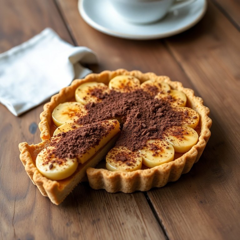 Tarta de Plátano y Galletas de Vainilla