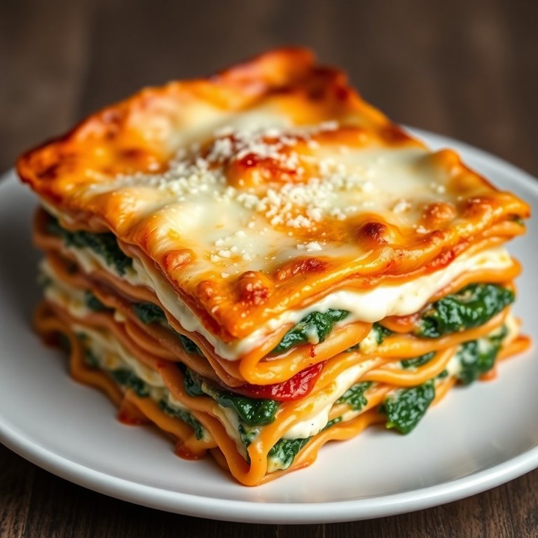 Lasaña de Espinacas y Ricotta