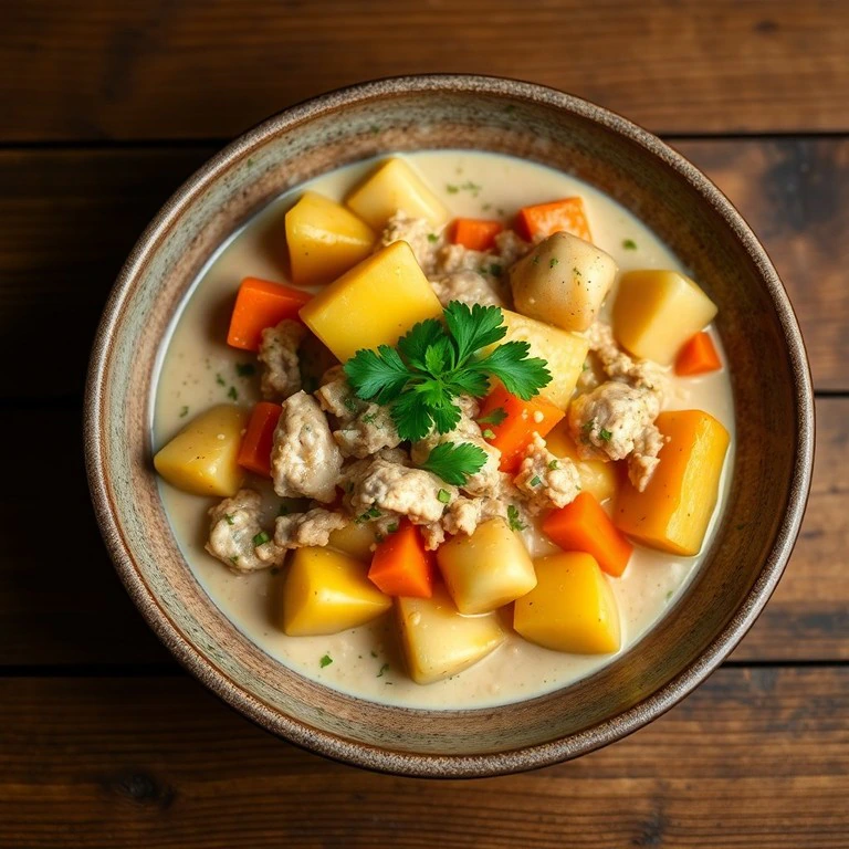 Macarrão ao Molho de Atum e Batata - Mr. Cook