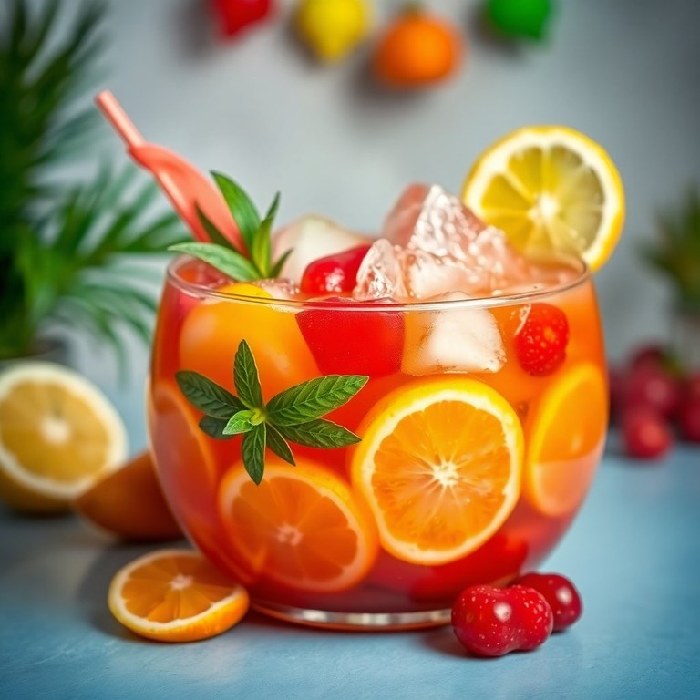 Punch Classique au Rhum et aux Agrumes