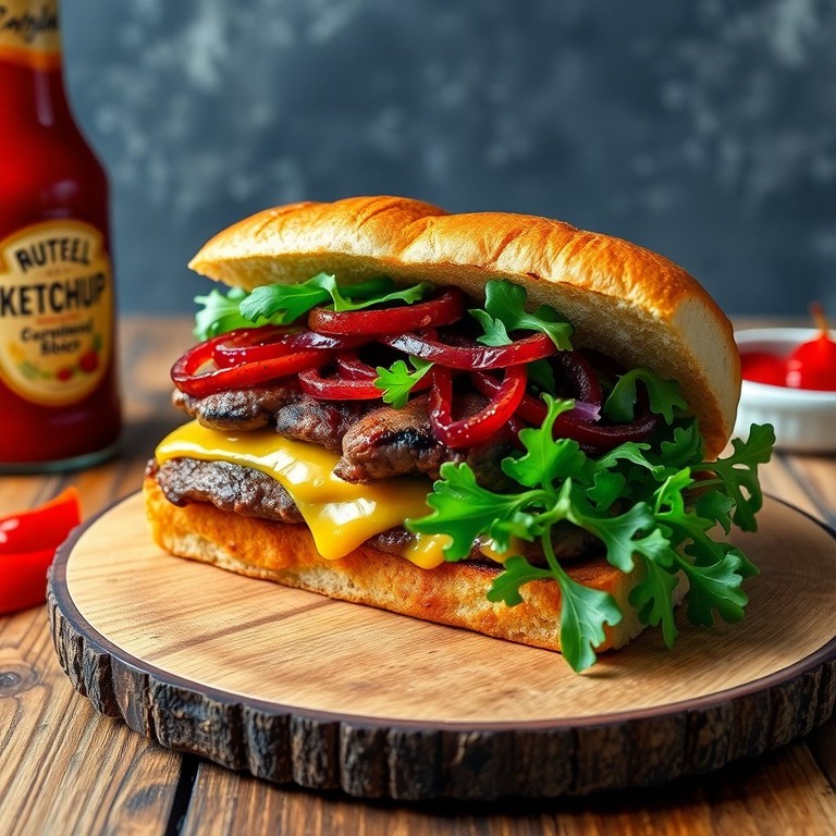 Sanduíche Gourmet de Filé Mignon com Molho Especial