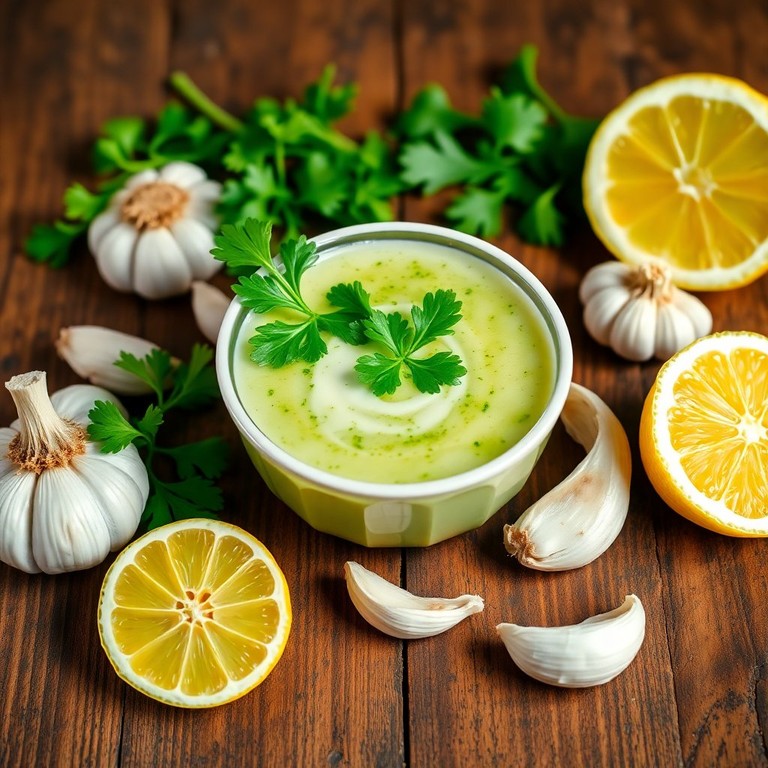 Salsa de Ajo y Perejil Fresca