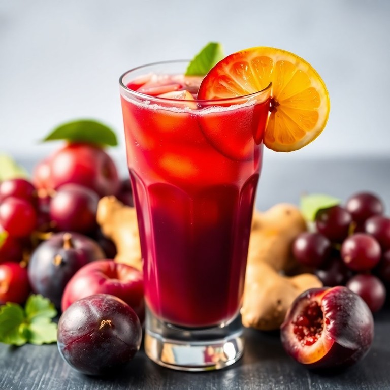 Ginger Plum Fusion Juice