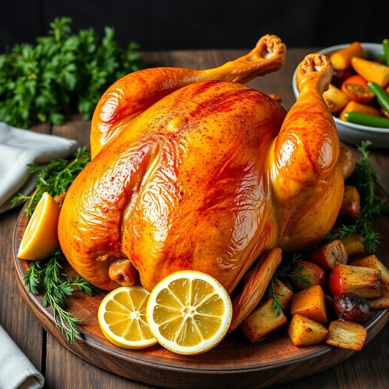 Savory Herb-Roasted Chicken with Aromatic Spices