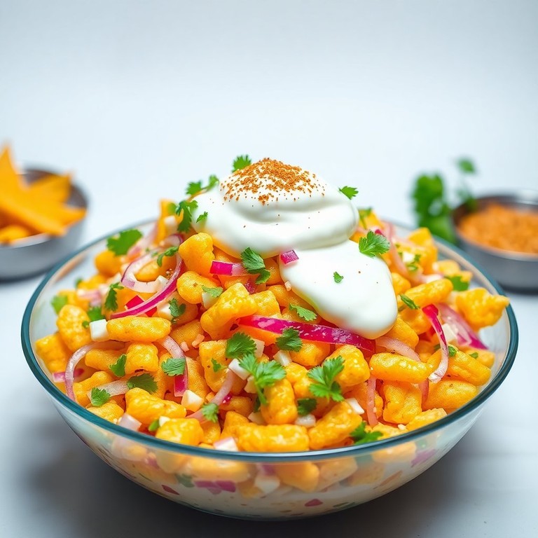 Tangy Mayonnaise Kurkure Salad