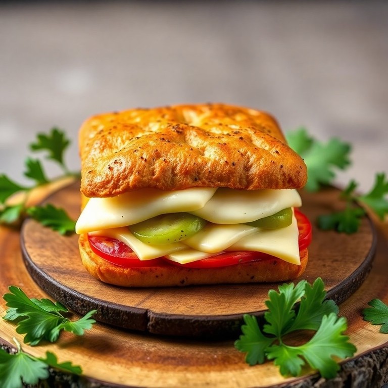 Sanduíche Crocante de Presunto e Queijo com Toque Especial
