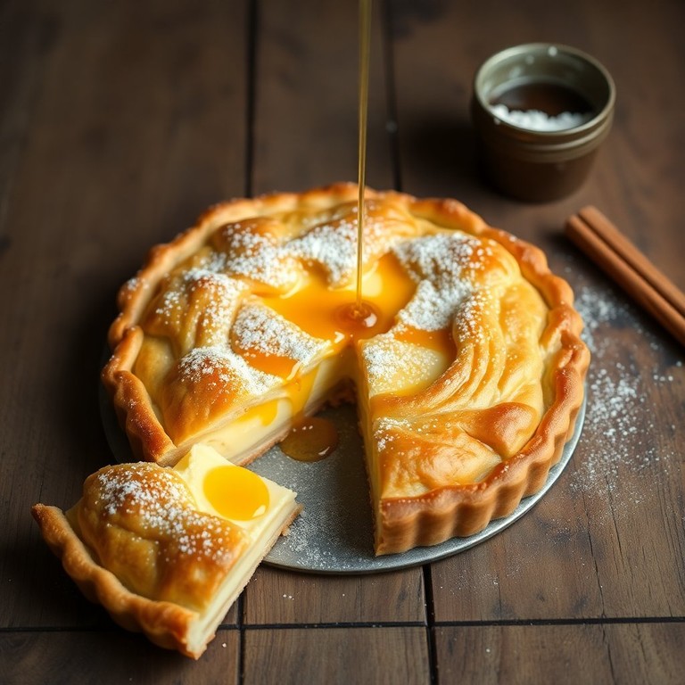 Tarte Feuilletée aux Oeufs et Sirop d'Érable