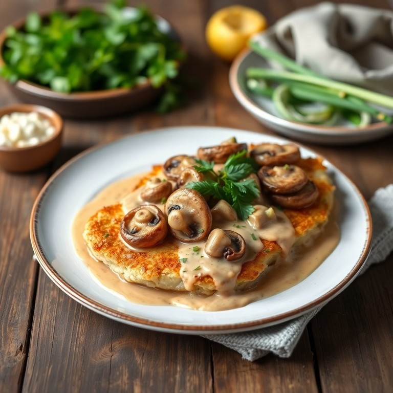 Klassisches Schweineschnitzel mit Pfifferlingen und cremiger Sauce - Mr ...