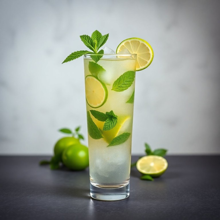 Mojito Tropical de Limão e Hortelã