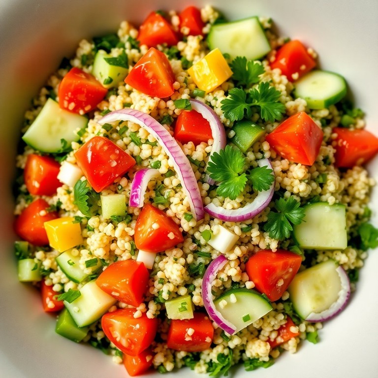 Salade de Quinoa aux Herbes Fraîches