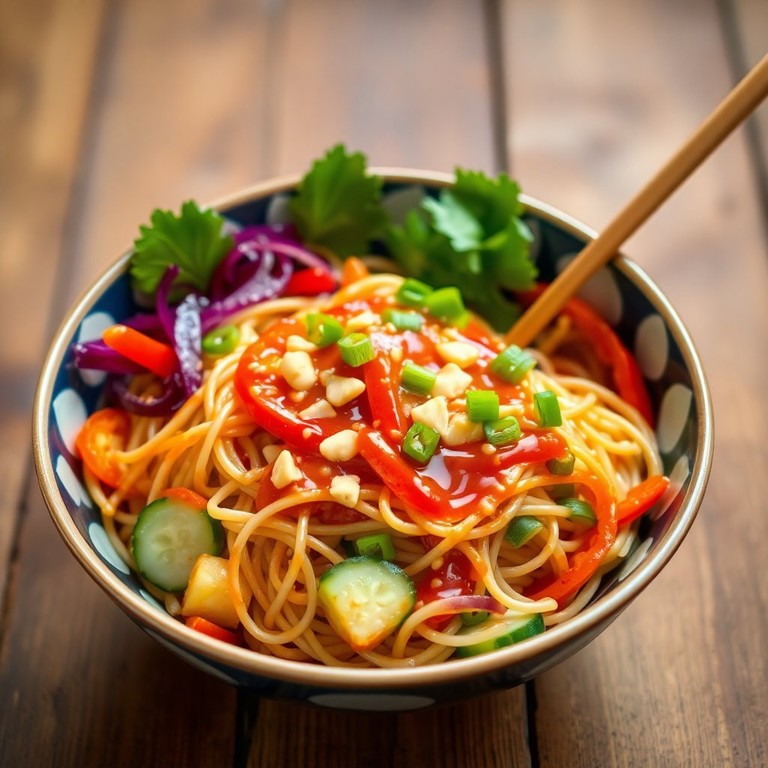 Sweet and Spicy Noodle Salad