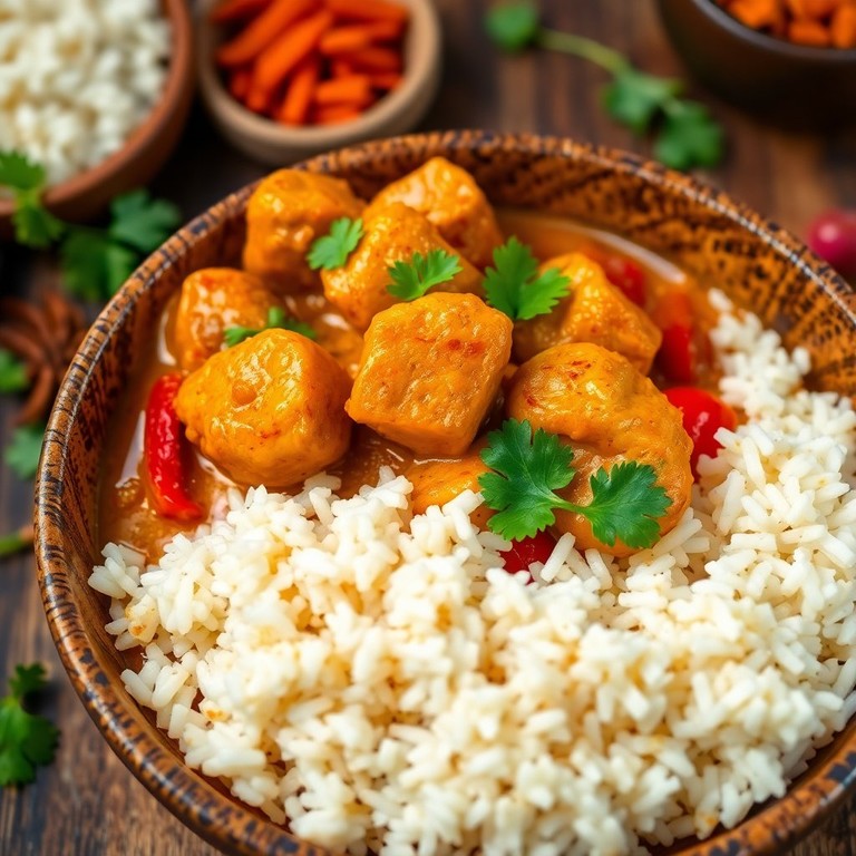 Pollo al Curry Exótico