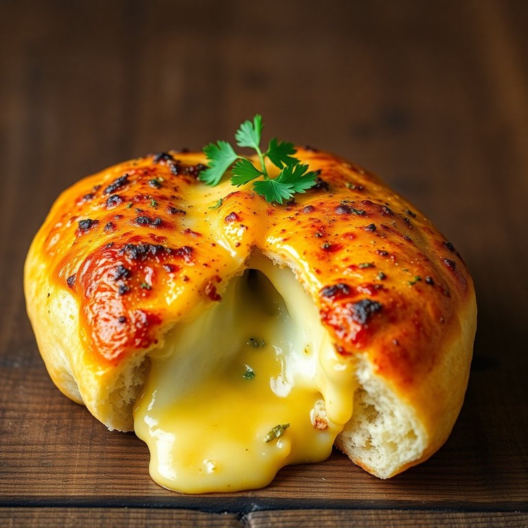 Pão de Alho Recheado com Queijo