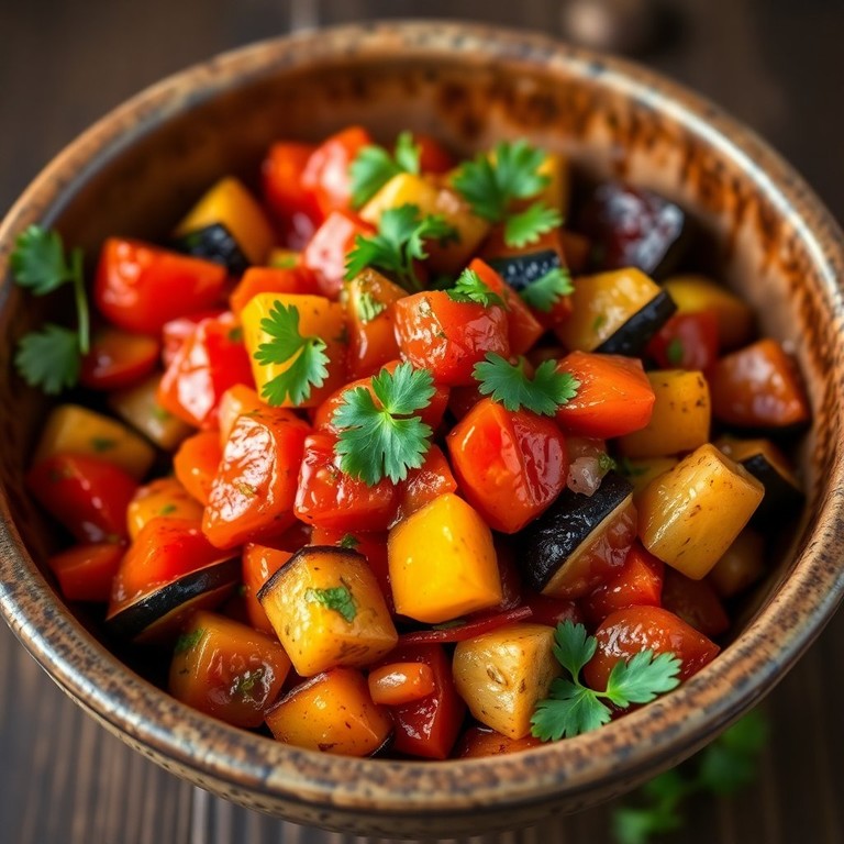 Salsa Española mit geröstetem Gemüse: Mediterraner Genuss