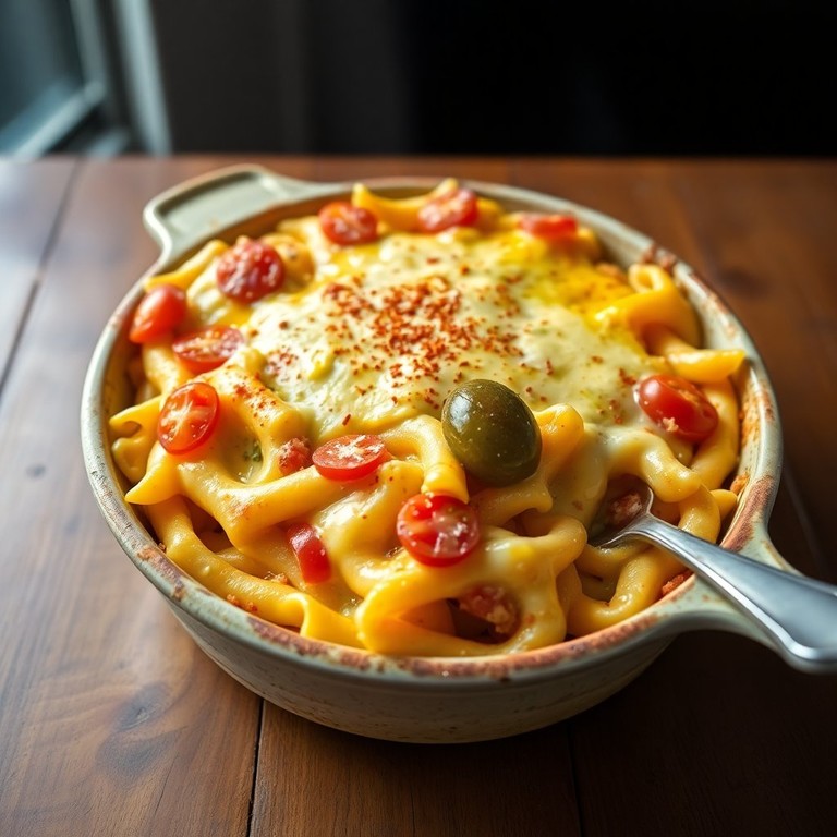Gratin de Pâtes à la Moutarde et Fromage