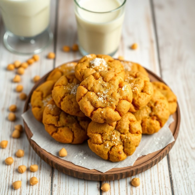 Biscoitos Crocantes de Grão de Bico