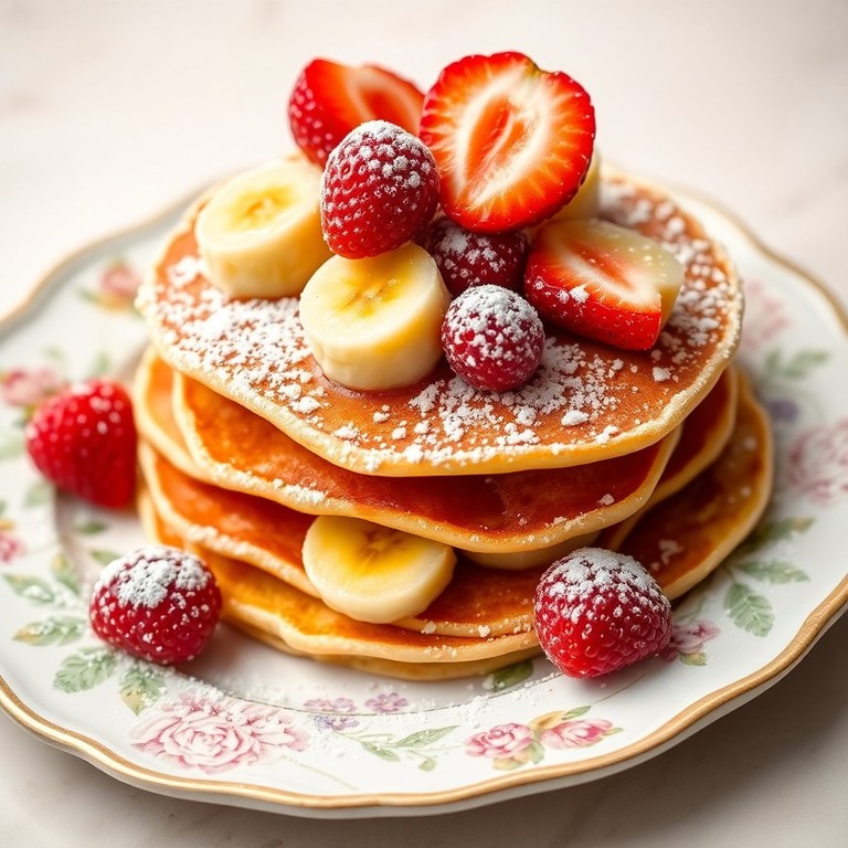 Panquecas Doces de Açúcar com Recheio de Frutas