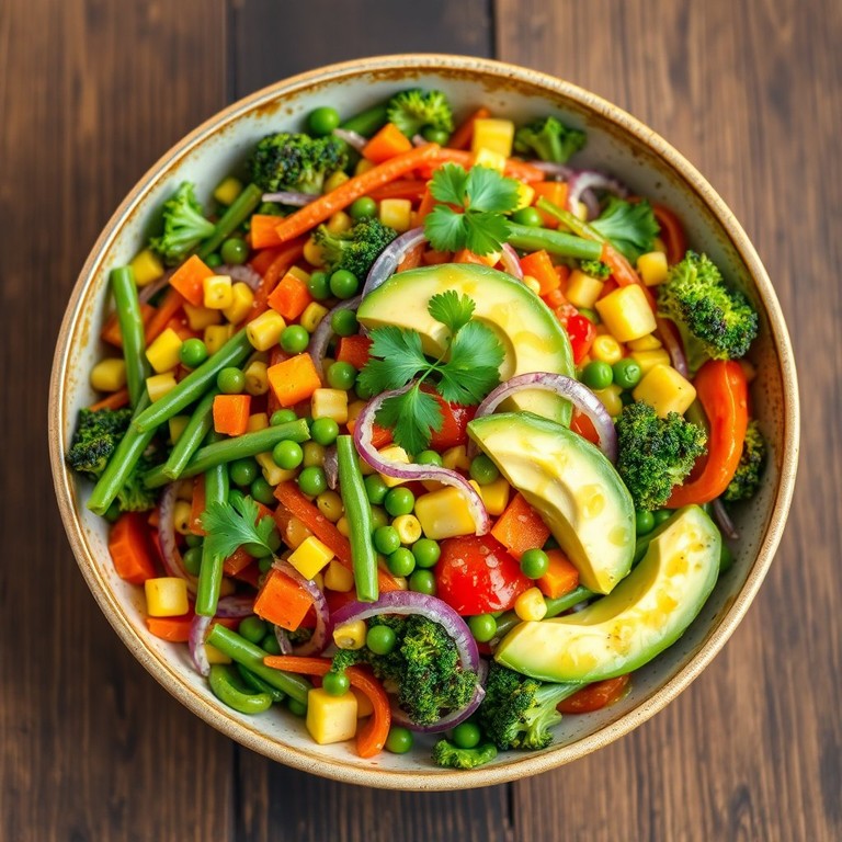 Ensalada Colorida de Habichuelas y Brócoli
