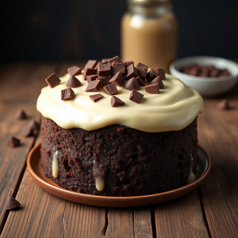 Bolo de Chocolate com Leite Condensado e Cobertura Cremosa