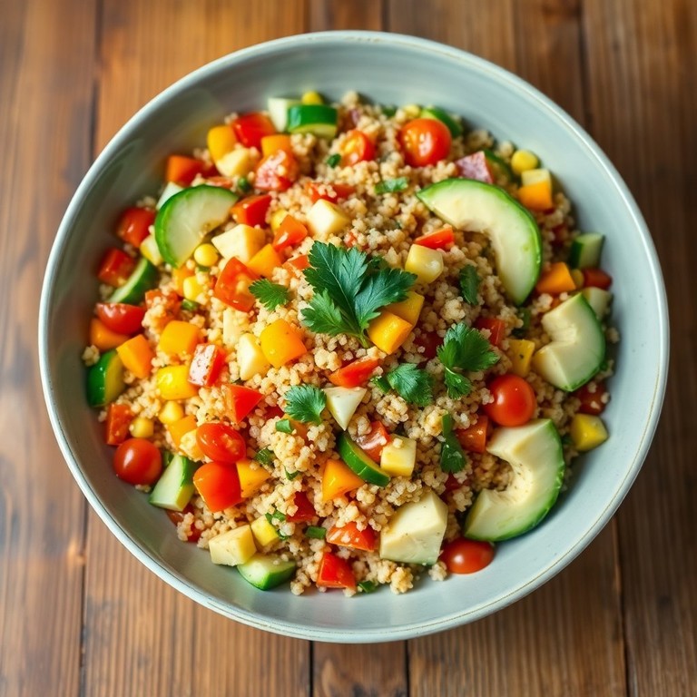 Salade Colorée de Quinoa et Légumes