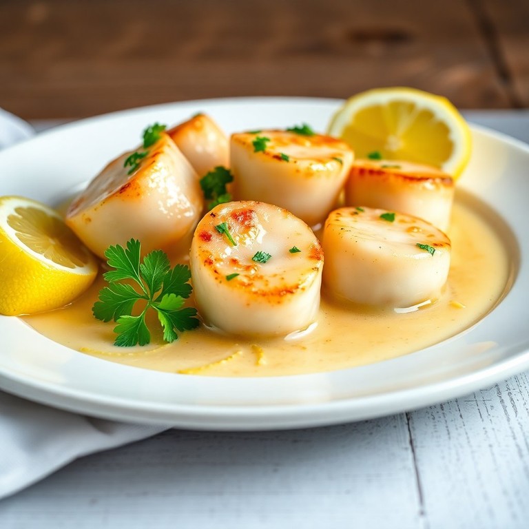Noix de Saint-Jacques Sautées au Beurre Citronné