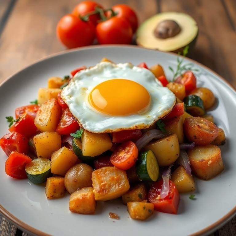 Pisto Manchego con Huevo